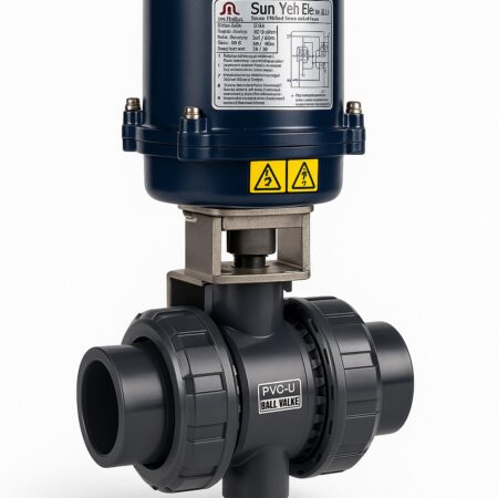 Van bi nhựa uPVC điều khiển điện SunYeh